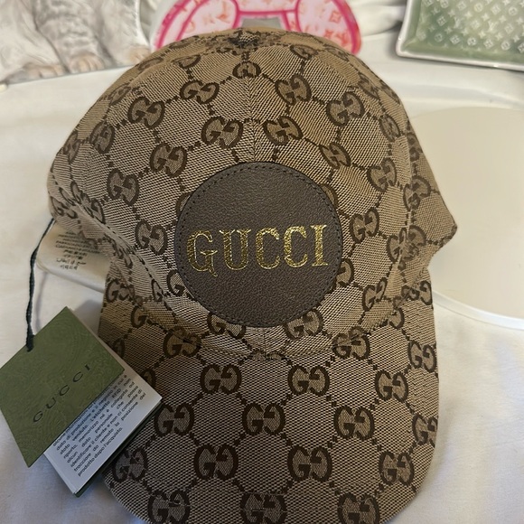 Gucci GG Supreme Logo Hat NEW with tags size M - Picture 1 of 8